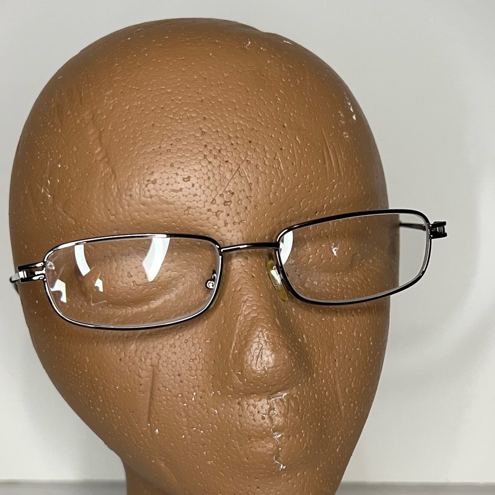 Calabria Metal Frame Reading Glasses Style R275 +2.0 Strength 140mm Navy Blue
